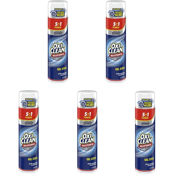 Oxiclean Max Force Gel Stick, 6.2 Oz (5 Pack)
