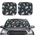 thumbnail image 2 of Fotbe Space Juego de 2 Piezas de Parasoles para Parabrisas | Bloqueador Solar para Auto | Accesorios Plegables para Protección Solar Interior-Small, 2 of 6