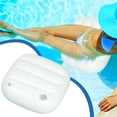 thumbnail image 3 of Inflatable Pool Booster Seat Spa Cushion Hot Tub Back Support Cushion Ergonomic Body Contour Design Quick Inflation Deflation Portable Seat for All Spas Hot Tub Pool Bathroom Relaxation Comfort, 3 of 9