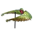 thumbnail image 2 of Emerald Green Flying Hummingbird 46 x 16.5 Metal Outdoor Decorative Hanging Wind Spinner, 2 of 3