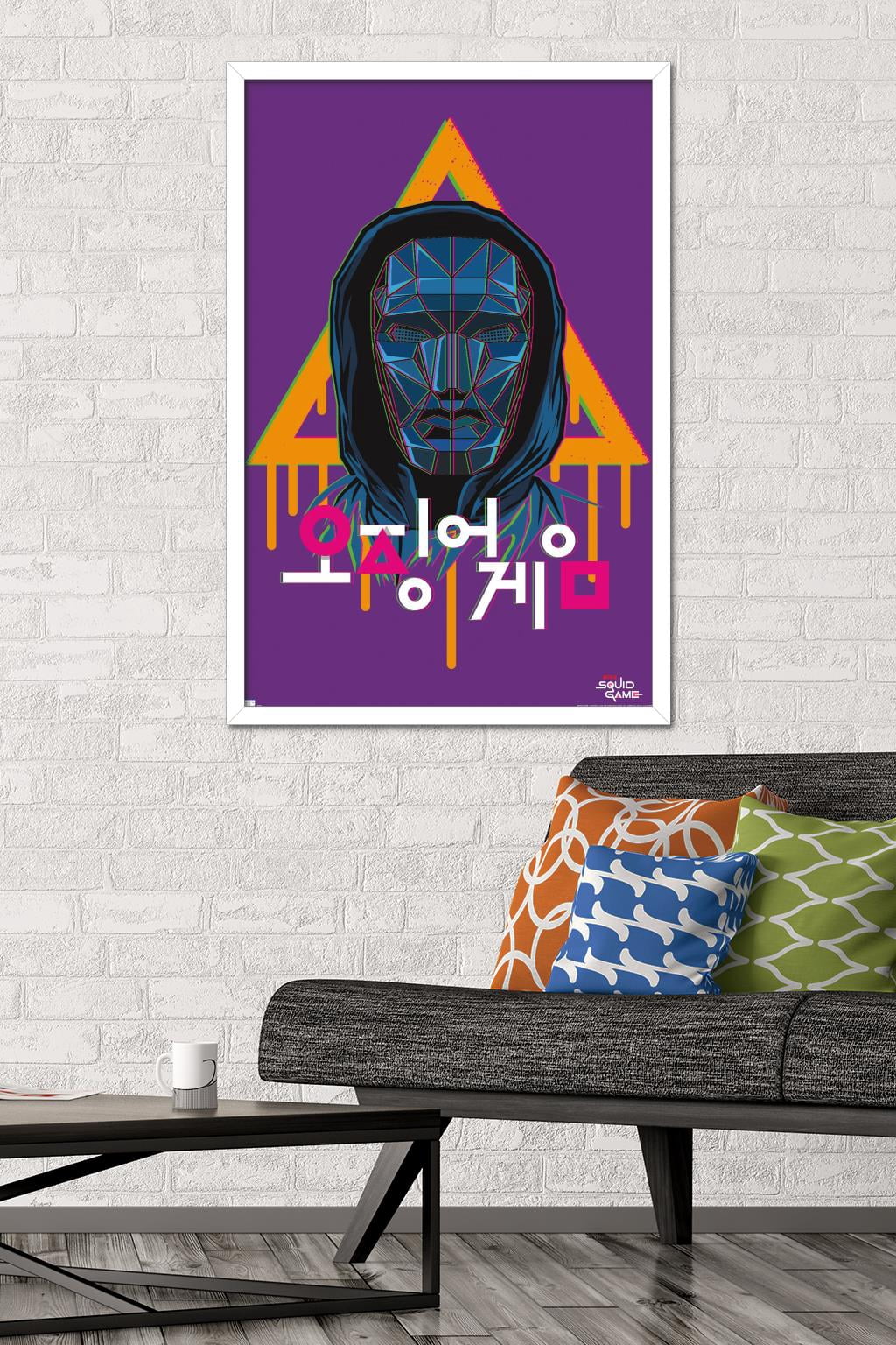 Netflix Squid Game - Front Man Wall Poster, 22.375" x 34" Framed