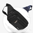 thumbnail image 2 of Waist Pouch Bag Abrasion Resistant Fanny Pack for Running Sport Outdoor black, 2 of 6