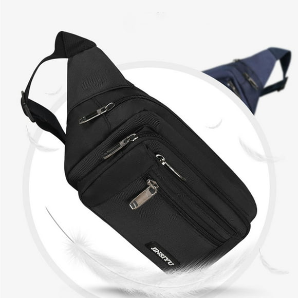 Fanny Pack Waist Bag Travel Hip Pouch Fashion Pack Adjustable Belt Waistpack black
