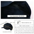 thumbnail image 3 of Comhats Womens Newsboy Cabbie Painter Baker Boy Cap 8 Panel 56-59CM Adjustable for Spring Summer light grey, 3 of 4