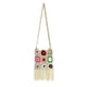thumbnail image 4 of Bolso de hombro de mujer Salvador tejido bohemio hecho a mano con borla Beige, 4 of 7