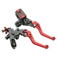 thumbnail image 4 of M MATI Universal 7/8'' CNC Motorcycle Front Brake Cylinder Clutch Lever Reservoir Set, 4 of 8