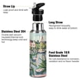 thumbnail image 3 of Yayeee 20oz Insulated Water Bottle Double Wall Stainless Steel with Flip Straw Lid, Window Plants, 3 of 7