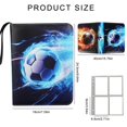 thumbnail image 5 of Yokua 400 Pocket Football Card Organizer with Zip and Handle Strap 50 Pages, 5 of 8