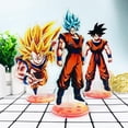 thumbnail image 2 of Animación de Dragon Ball Super Saiyan, Son Goku, Kakarotto, modelo de decoración de escritorio, adorno acrílico, juguete para niños, Decoración, regaloHeight about 15.5cm Gong Bohan LED, 2 of 2