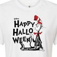 thumbnail image 3 of Dr. Seuss - Happy Halloween Skeleton Cat - Juniors Cropped Cotton Blend T-Shirt, 3 of 6