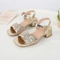 thumbnail image 5 of Toddler/Little Kid Girls Sandals Fashion Bow Summer Shoes Black 11.5 Little Kid, 5 of 5