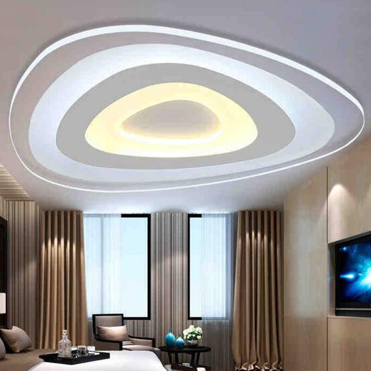 3-Color Adjustable LED Ceiling Lights Modern M ango Fixture Ultraslim