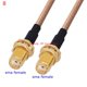 thumbnail image 3 of Kit de conector RG316 SMA a SMA macho hembra, conector RPSMA macho hembra a SMA, para cable de extensión de puente de coleta RG-316 de baja pérdida, 3 of 5