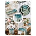 thumbnail image 3 of Teal Turquoise Cloth Napkins Set of 8 Reusable Dinner Napkins, Modern Abstract Minimalism Ombre Art Cocktail Napkin Washable Table Napkins for Wedding/Holiday Party/Baby Shower 20"x20", 3 of 7
