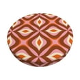 thumbnail image 2 of Lsque 70s Retro Style Round Bar chair cushion covers Velvet Fabric Premium Comfort Protects from Scratches and Stains for 14-17 Inch Chair- 14 inch, 2 of 7