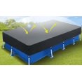 thumbnail image 2 of 177 x 87 in Rectangle Pool Cover Drawstring Design 14x7 Rectangular Frame Swimming 14 Foot Pool Cover for 178x86 Above Ground Pools Durable and Tear-Resistant Winter Pool Cover, 2 of 6
