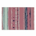 thumbnail image 1 of Coral Cutting Board, Doodle Lines Repeating Ornaments Vertical Stripes Abstract Pastel, Decorative Tempered Glass Cutting and Serving Board, Small Size, Coral Indigo Coconut, by Ambesonne, 1 of 1