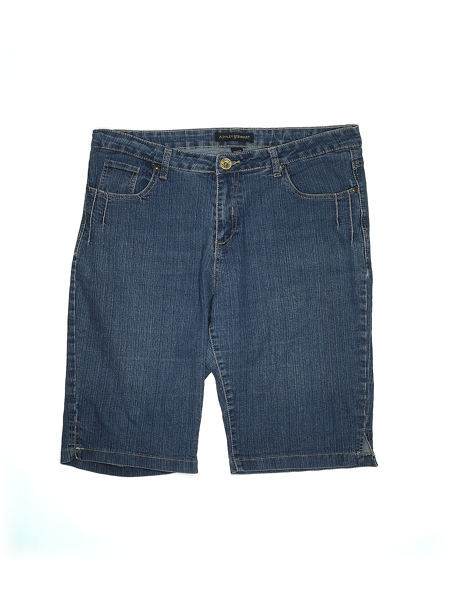 Plus Denim Shorts 
