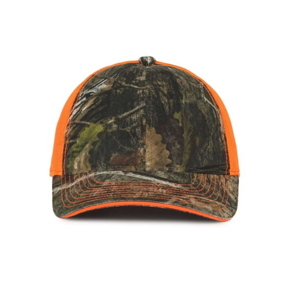 Outdoor Cap - Washed Brushed Mesh-Back Camo Cap - CGWM301