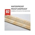 thumbnail image 5 of Waterproof 3D Self Adhesive Wall Sticker Door Mirror Tiles Toilet Window Border Removable Foam Panel Decor Peel and Stick ,Black, 5 of 6