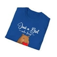 thumbnail image 5 of Just A Girl Who Loves Capybara, Gildan Unisex T-Shirt, Graphic Tee, S-3XL, 5 of 5