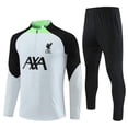 thumbnail image 1 of Liverpool long sleeve football shirt adult children warm-up clothes long sleeve sportswear light gray, 1 of 2
