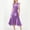 *Purple, variant on ClodeEU Women's Sleeveless Asymmetrical Ruffle Hem Midi Dress, Ruched Waist Bodycon Party Dress Coffee,Women's Plus L