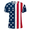 thumbnail image 4 of qucoqpe 4th of July Sports T-shirts Independence Day Patriotic Short Sleeve Tops America Flag Shirts Crew Neck Graphic Tees, 4 of 5