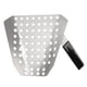 thumbnail image 1 of Cuchara para palomitas de maíz, pala ergonómica para patatas fritas de acero inoxidable con un solo mango y agujeros para tienda de cine, 1 of 5