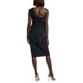 thumbnail image 2 of Aidan Mattox Womens Knee-Length One Shoulder Sheath Dress, 2 of 3