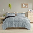 thumbnail image 3 of Twin/Twin XL Shaggy Long Fur Comforter Mini Set, 3 of 4