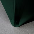 thumbnail image 5 of Gowinex 2 Pack 8FT Hunter Green Spandex Tablecloth Stretch Fitted Table Cover for Rectangular Table, 5 of 7