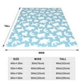 thumbnail image 3 of Honeii Cute Animals Print Fleece Blanket - Throw Blanket for Bed, Sofa, Couch, Camping, and Travel , Microplush Ultra Soft Warm Blanket-40"x30", 3 of 7