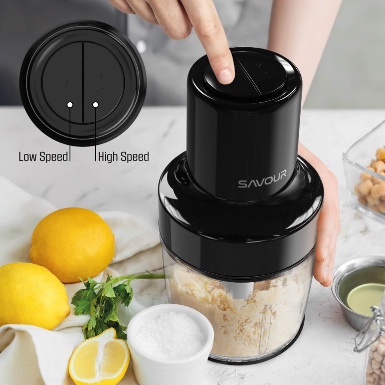 Savour 8-Cup Food Processor Vegetable Chopper, Stainless Steel