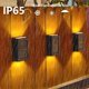 thumbnail image 3 of Lámpara Solar de 1 a 16 piezas para exteriores, luces LED impermeables IP65 para decoración de jardín, balcón, patio, calle, decoración de pared, luz de jardinería, 3 of 4