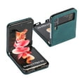 thumbnail image 4 of Dteck Leather Wallet Case for Samsung Galaxy Z Flip 3 with Card Slots Card Holders Shockproof Protective Folding Case For Samsung Galaxy Z Flip 3,Green, 4 of 6
