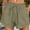 Green, variant on DuoJiaJ Shorts Casual Women's High Waist Casual Pocket Pants Loose Straight Leg Fashion Sports Pants Women Shorts Black S
