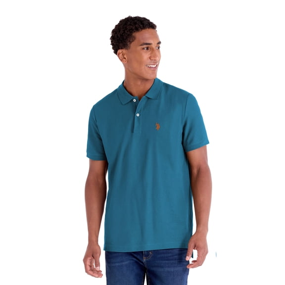 U.S. Polo Assn. Men's Performance Pique Polo Shirt