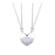 thumbnail image 1 of Collar de amor para pareja, collar magnético, colgante de piedra de los deseos para mujer, cadena de clavícula, collar en forma de corazón, 1 of 6