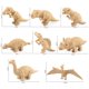 thumbnail image 3 of Adornos coloridos de dinosaurio de simulación Fiudx 8 juegos, 3 of 7