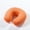 orange, variant on Travel Neck Pillow, Best Memory Foam Airplane Pillow for Head Support Soft Pillow for Plane, Car & Home Recliner Use