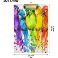 thumbnail image 3 of FMSHPON Parrots Clipboard Hardboard Wood Nursing Clip Board and Pull for Standard A4 Letter 13x9 inches, 3 of 7