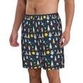 thumbnail image 2 of Vsdgher Rocket Space Men's Beach Shorts, Surfing shorts, Swim trunks, Quick Dry Swim Trunks for Surfing Beach Fun -Large, 2 of 6