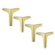thumbnail image 5 of 4 patas triangulares de metal para muebles, sofás, mesas y armarios. 17cm, 5 of 9