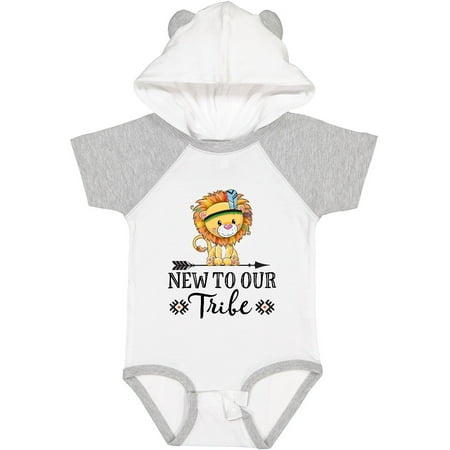 

Inktastic New to the Tribe Just Arrived Lion Gift Baby Boy or Baby Girl Bodysuit