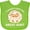 Apple Green, variant on Inktastic I Wooly Love My Great Aunt Boys or Girls Baby Bib