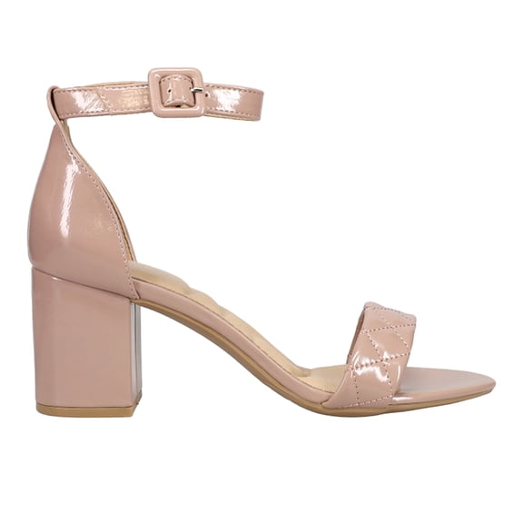 CL by Laundry Womens Jordyn Quilted Block Heel Dress Sandals Shoes