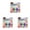 Multicolor#3 Sets, variant on Preplabs 6 Colors Magic 3D Puffy Bubble Popcorn Gel Pens | Heat Activated Expanding Paint Pens | Non-Toxic DIY Art Craft Markers for Greeting Cards, Ornaments, and S'chool Projects (5.5ml)