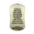 thumbnail image 2 of Air Force Veteran Antique Finish Dog Tag Necklace-Isaiah 40:31 by Shields of Strength, 2 of 3