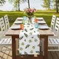 thumbnail image 4 of Table Runners 108 Inches Long Dress Scarves, Green Olive Branches Farmhouse Coffee/Dining/Kitchen Table Runner for Living Room, Spring Pastoral Leaves Botanical 13x108 Inch, 4 of 9